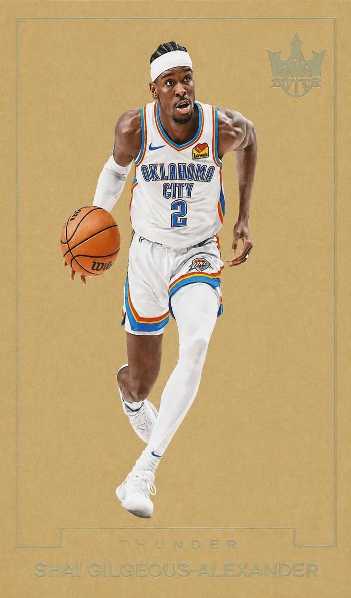 2024 Panini Court Kings Basketball Shai Gilgeous-Alexander #4