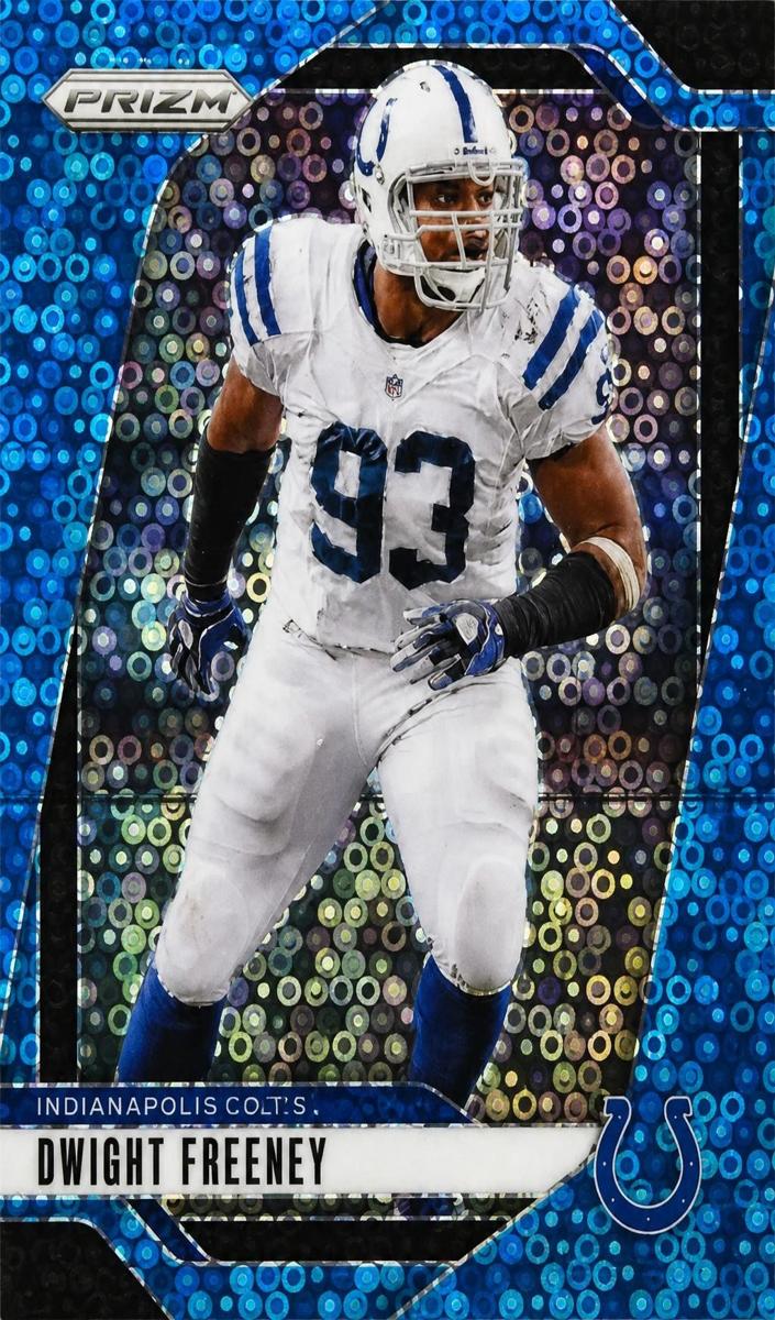2024 Panini Prizm Football No Huddle Blue Dwight Freeney #127