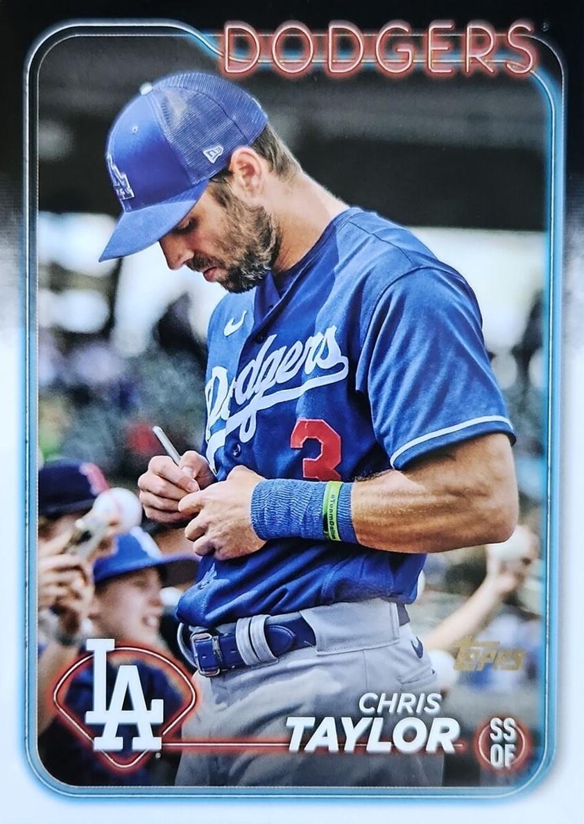 2024 Topps Baseball Golden Mirror Chris Taylor #246
