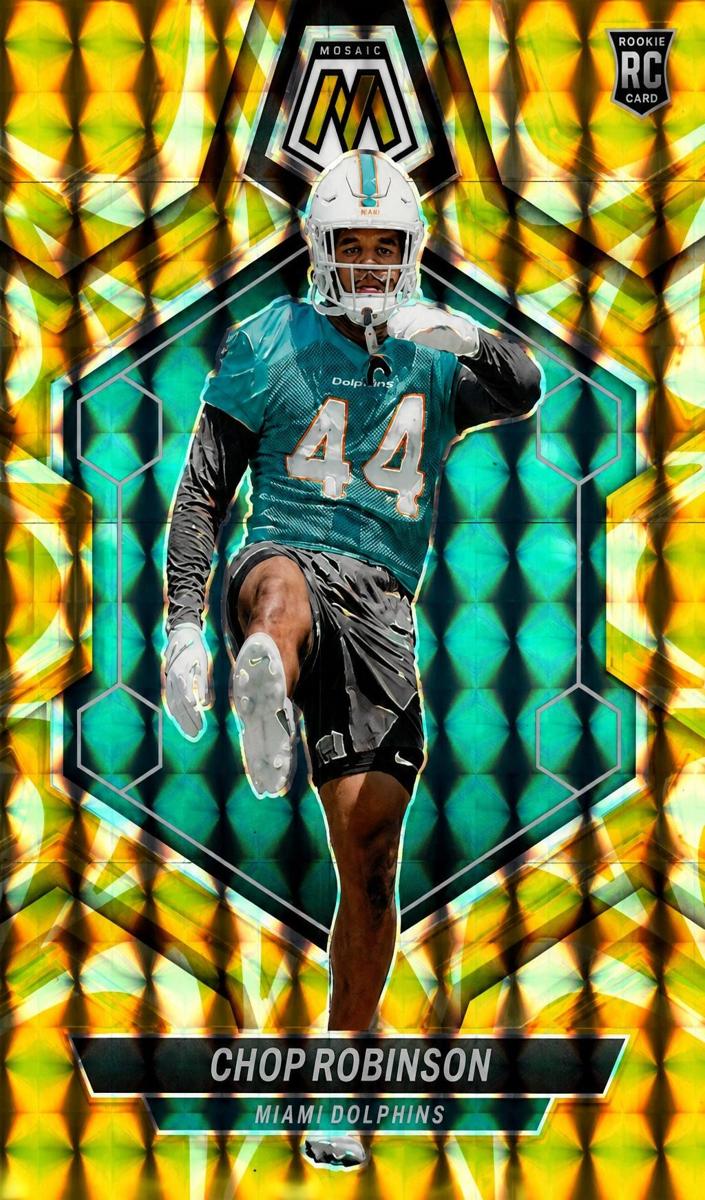 2024 Panini Mosaic Football Reactive Yellow Chop Robinson #321