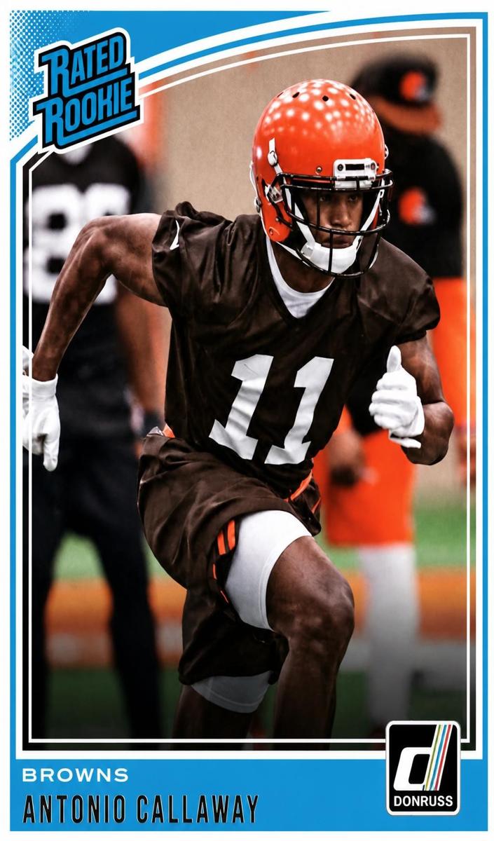 2018 Panini Donruss Football Antonio Callaway #341