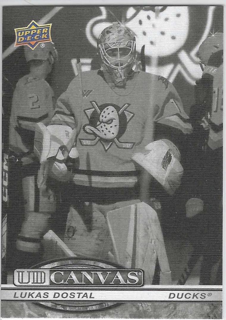 2025 Upper Deck Hockey Black and White Lukas Dostal #C-23