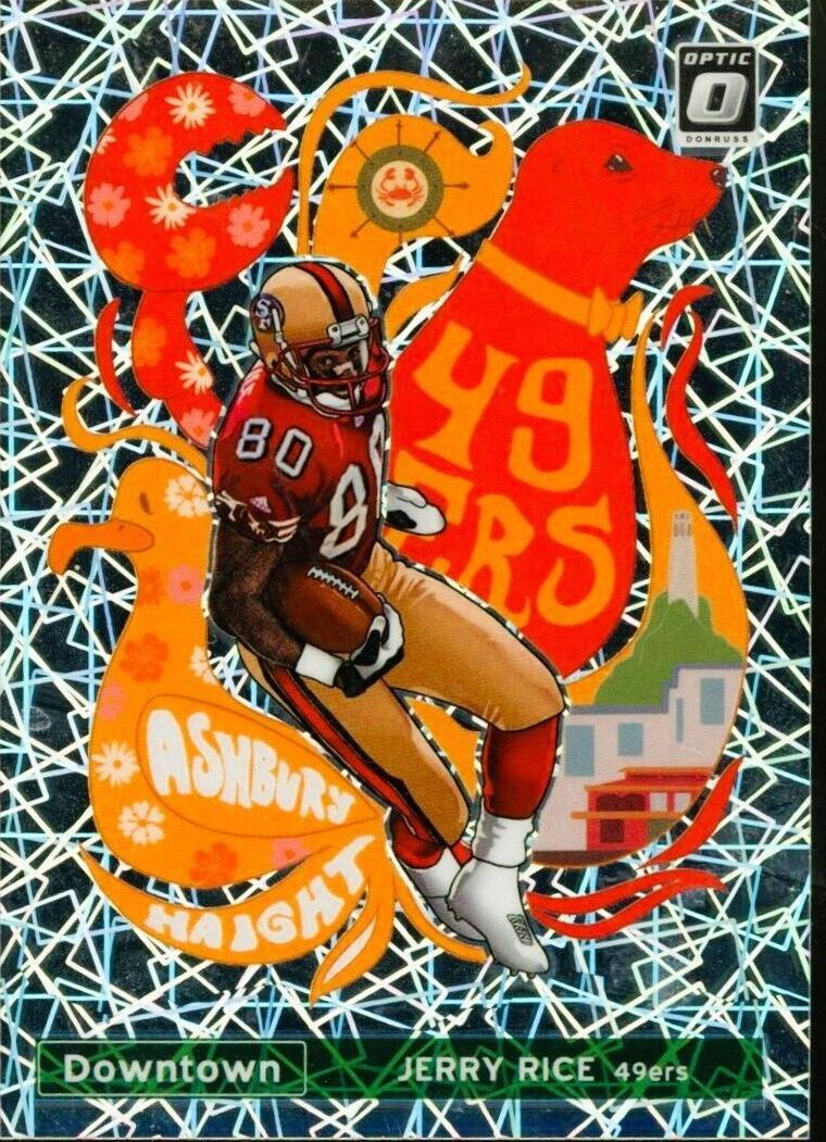2021 Donruss Optic Football Jerry Rice #DT-30 PSA 9