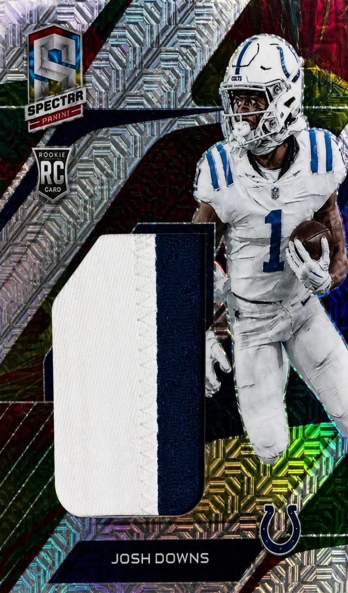 2023 Panini Spectra Football Meta Josh Downs #MME-JOD PSA 7.5