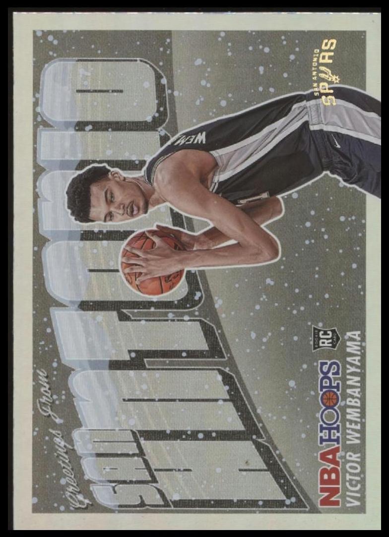 2023 Panini Hoops Basketball Winter Holo Victor Wembanyama #1