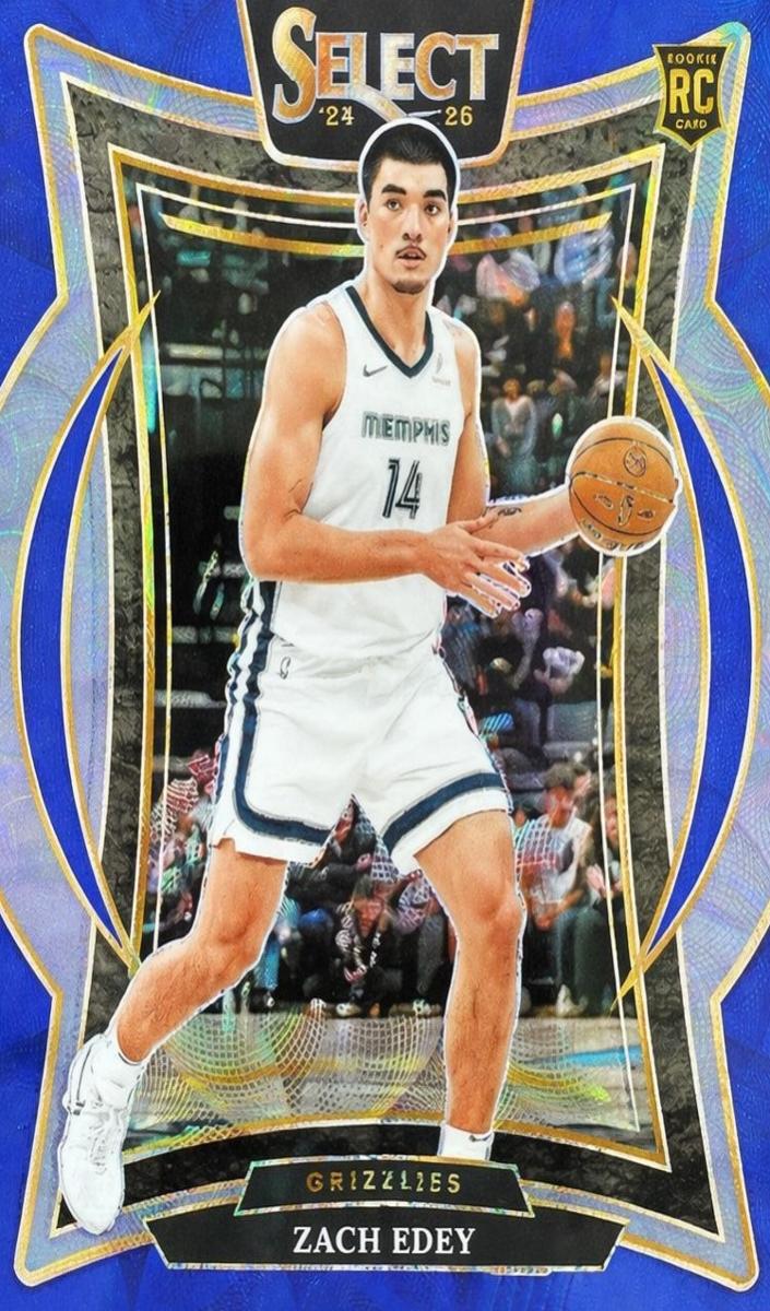 2024 Panini Select Basketball Blue Scope Zach Edey #98