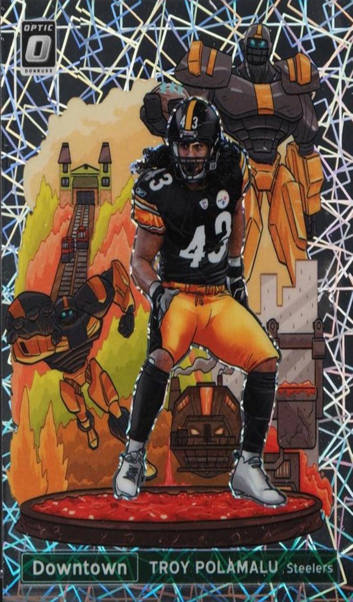 2021 Donruss Optic Football Troy Polamalu #DT-12