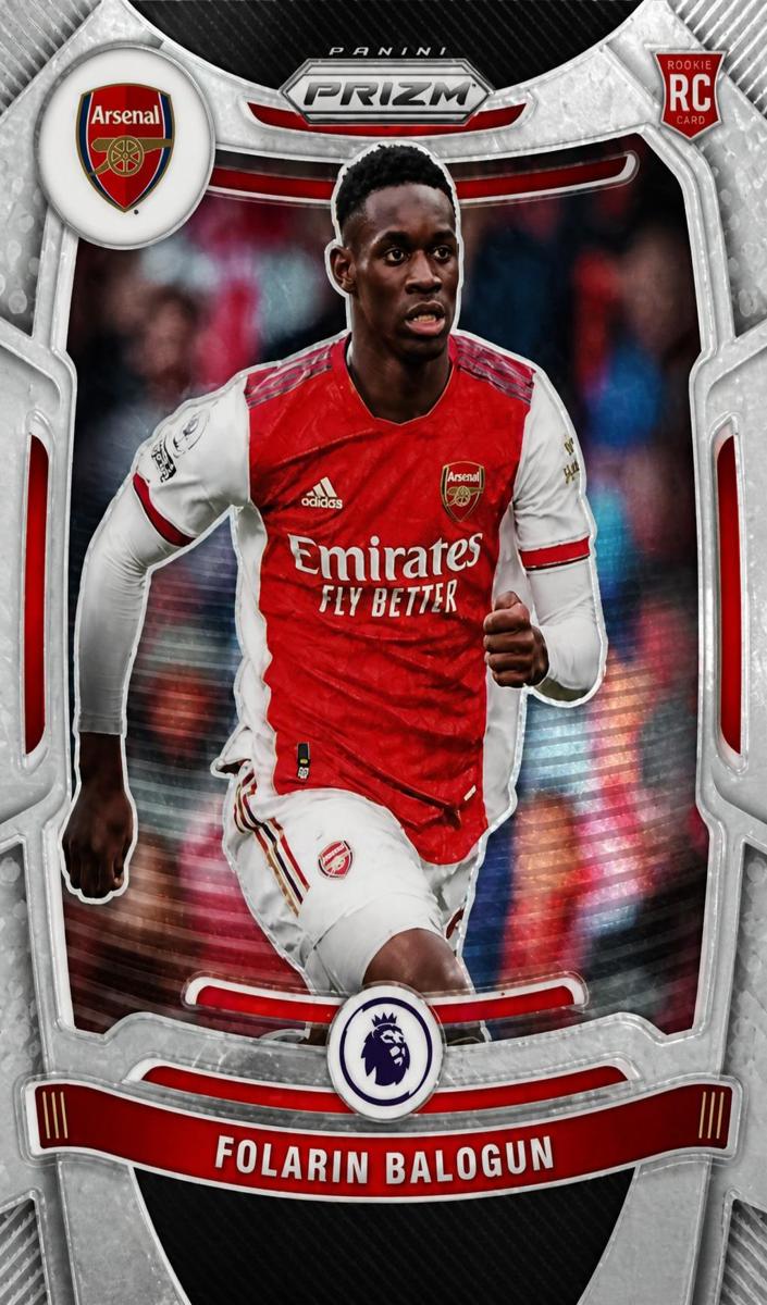 2021 Panini Prizm Premier League Soccer Hyper Folarin Balogun #208