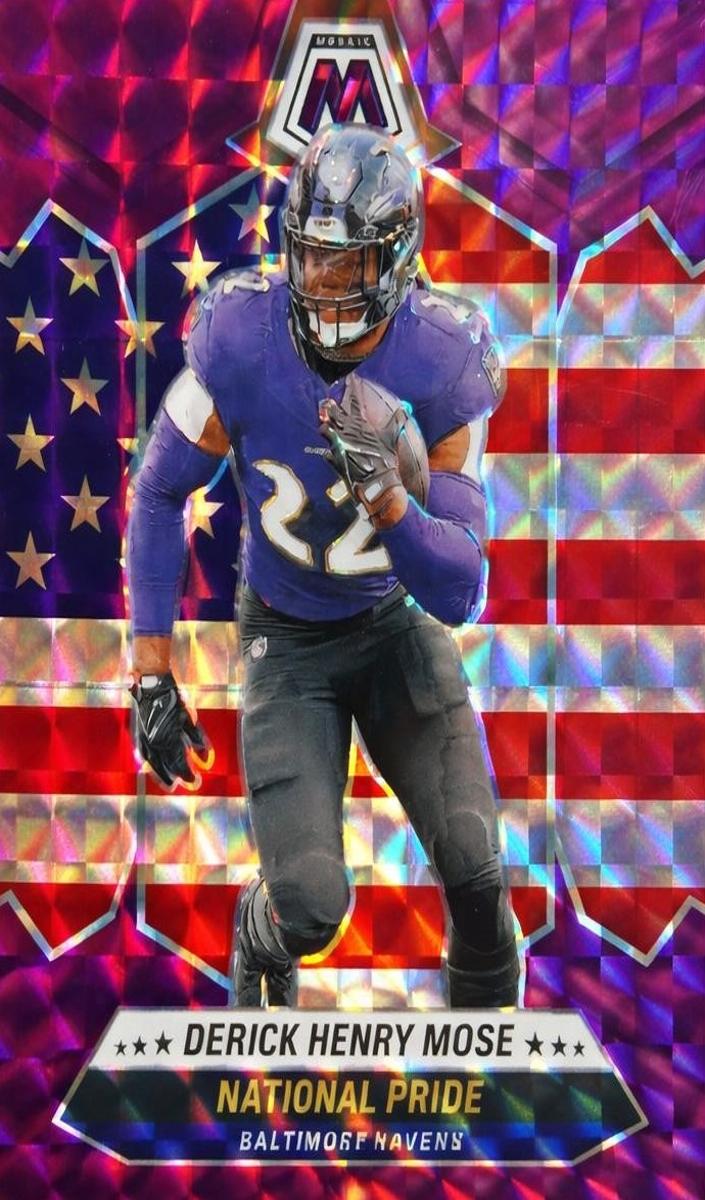 2024 Panini Mosaic Football Purple Derrick Henry #257 PSA 8.5