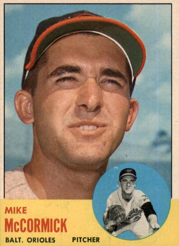 1963 Topps Baseball Mike McCormick #563 PSA 7