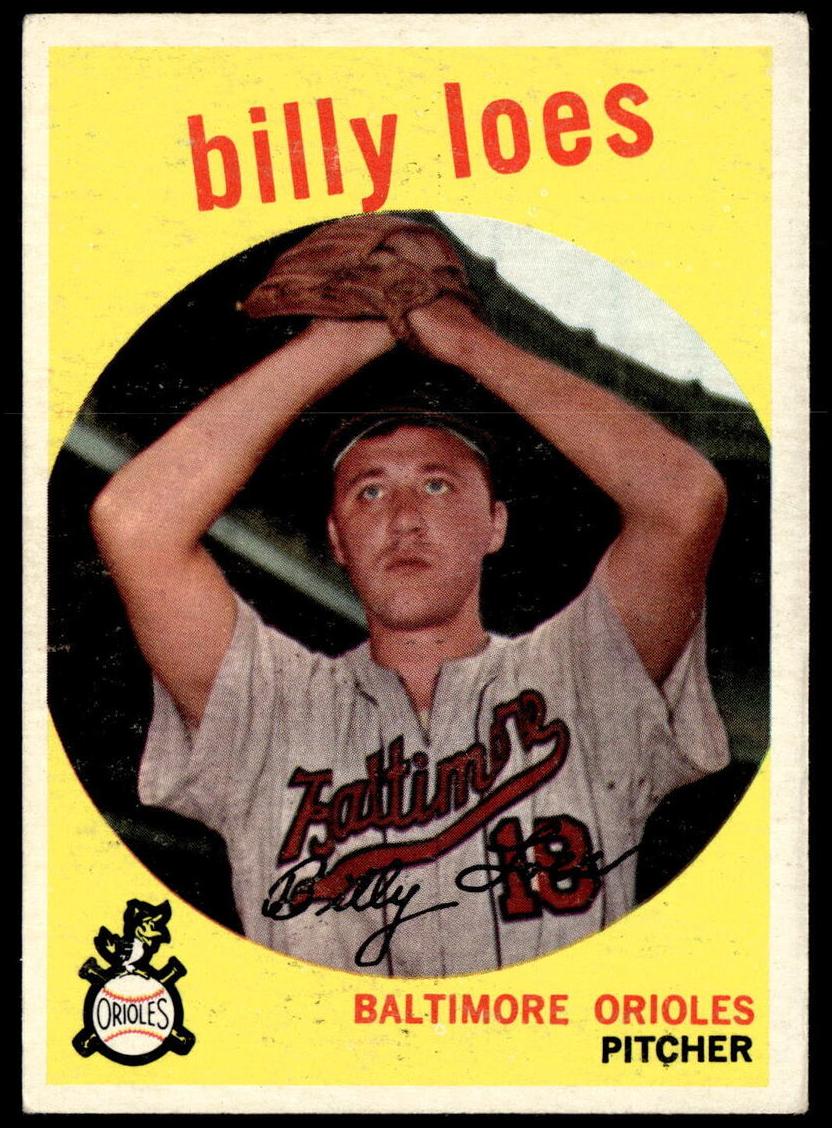1959 Topps Baseball Trade Statement Billy Loes #336 PSA 6.5