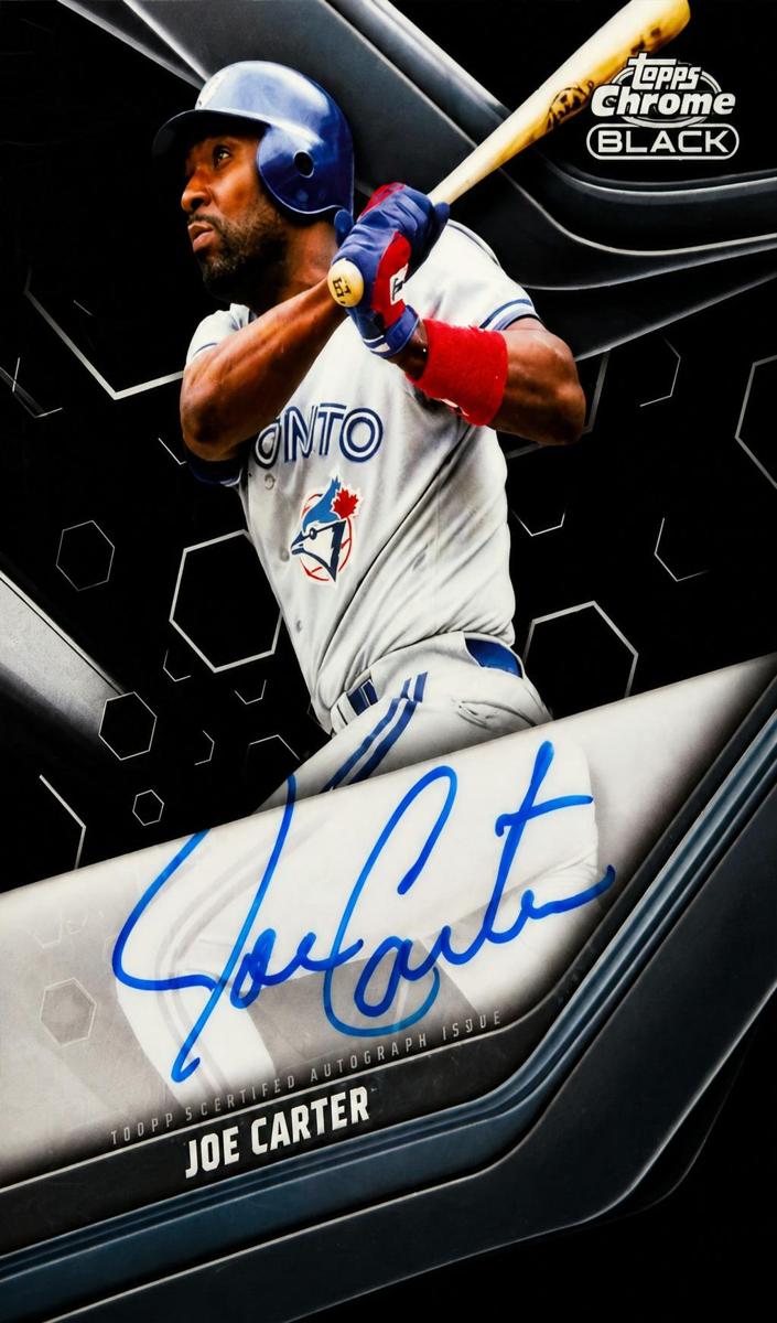 2023 Topps Chrome Black Baseball Joe Carter #CBA-JCA