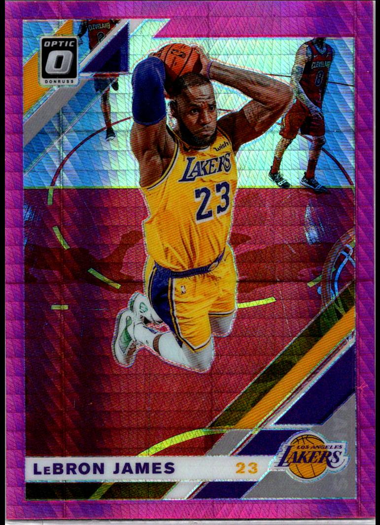 2019 Donruss Optic Basketball Hyper Pink LeBron James #60 PSA 9