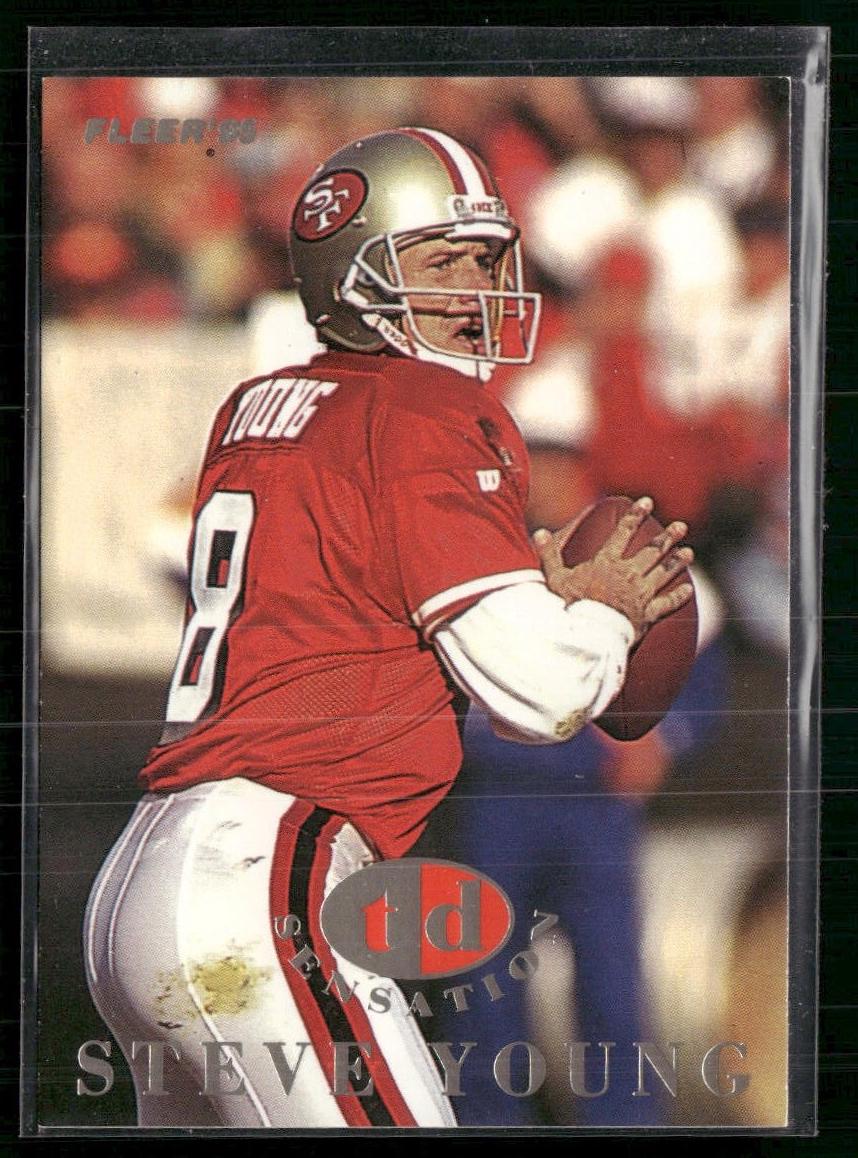 1995 Fleer Football Steve Young #10 PSA 10
