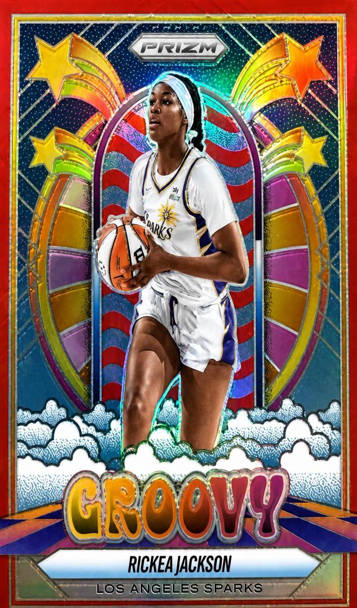 2025 Panini Prizm WNBA Basketball Red Rickea Jackson #6