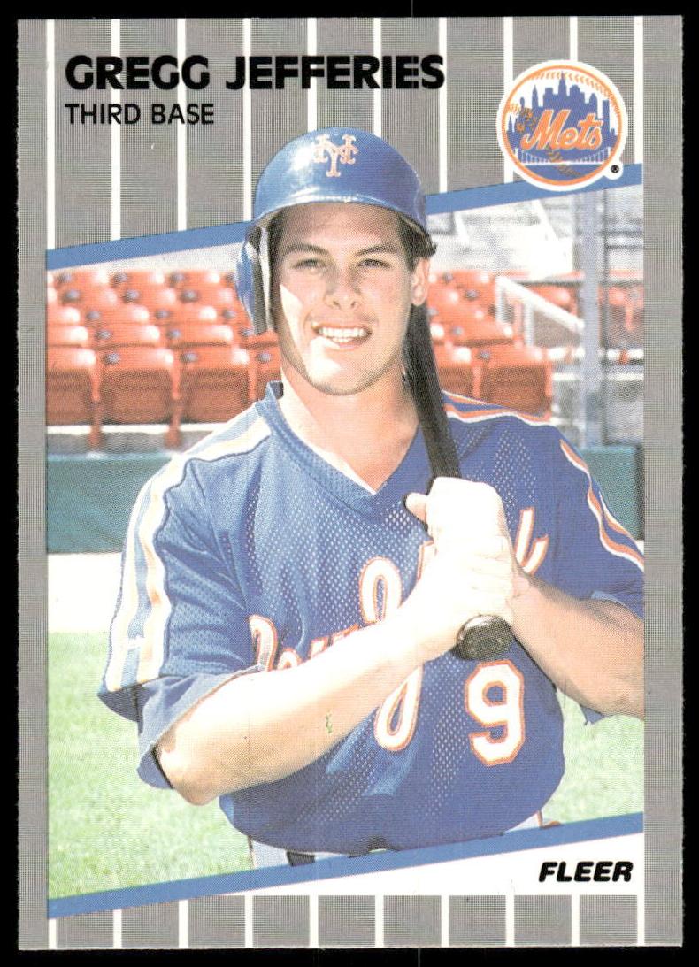 1989 Fleer Baseball Gregg Jefferies #38