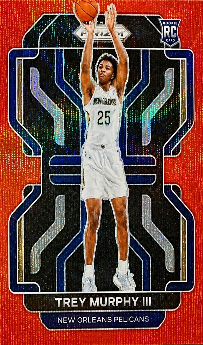 2021 Panini Prizm Basketball Prizms Ruby Wave Trey Murphy III #288