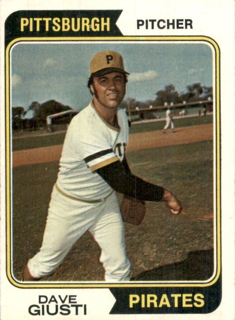 1974 Topps Baseball Dave Giusti #82
