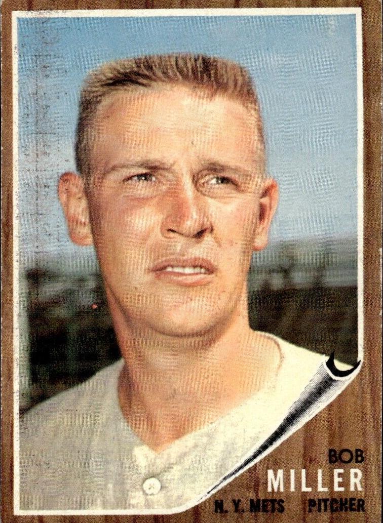 1962 Topps Baseball Bob Miller #293 PSA 8