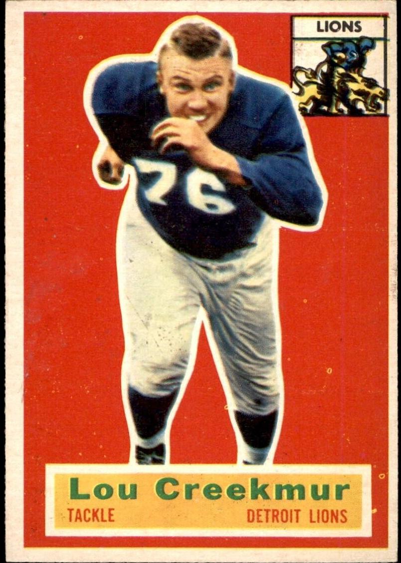 1956 Topps Football Lou Creekmur #8 PSA 7