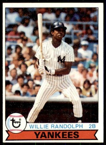 1979 Topps Burger King New York Yankees Baseball Willie Randolph #13