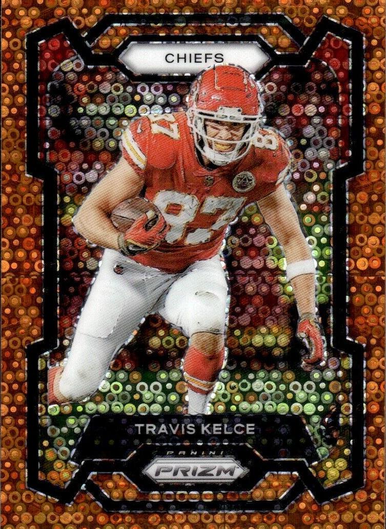 2023 Panini Prizm Football Disco Travis Kelce #151 PSA 10