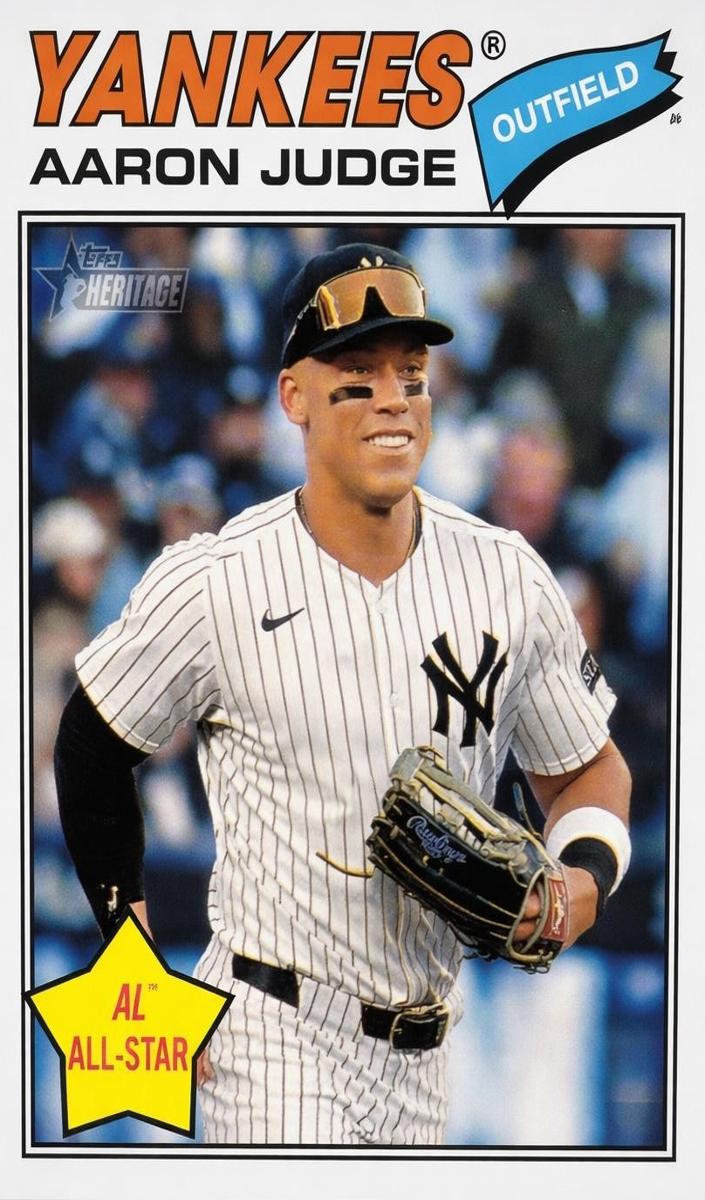 2026 Topps Heritage Baseball Aaron Judge #10