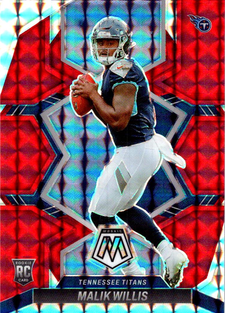 2022 Panini Mosaic Football Red Malik Willis #302 PSA 10
