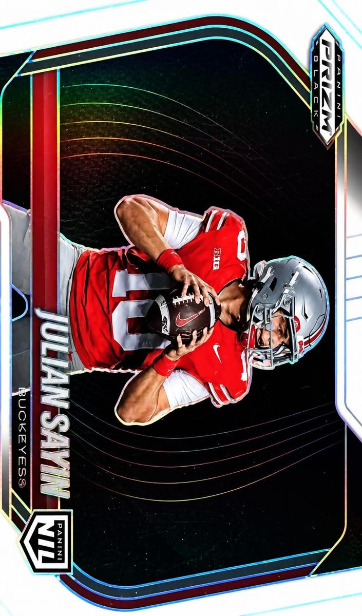 2025 Panini Prizm Black Football White Julian Sayin #192