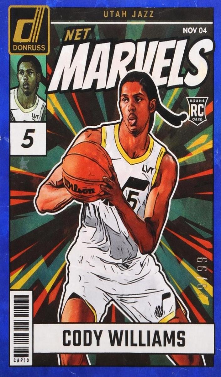 2024 Panini Donruss Basketball International Blue Stars Cody Williams #20