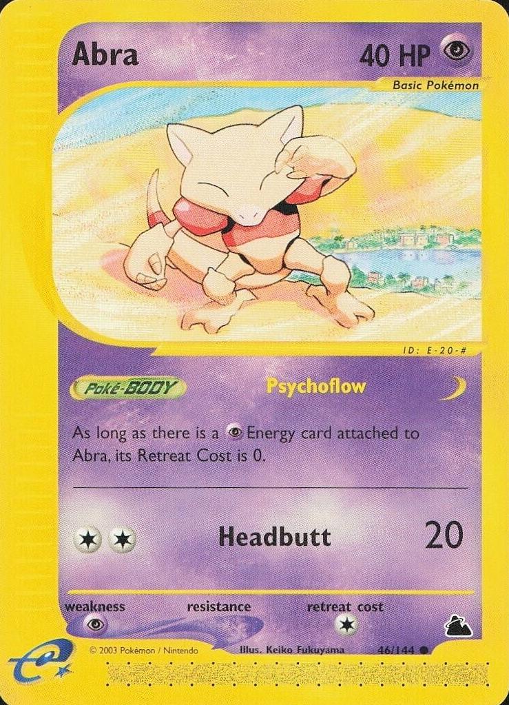 2003 Pokemon Skyridge Abra #46 PSA 10