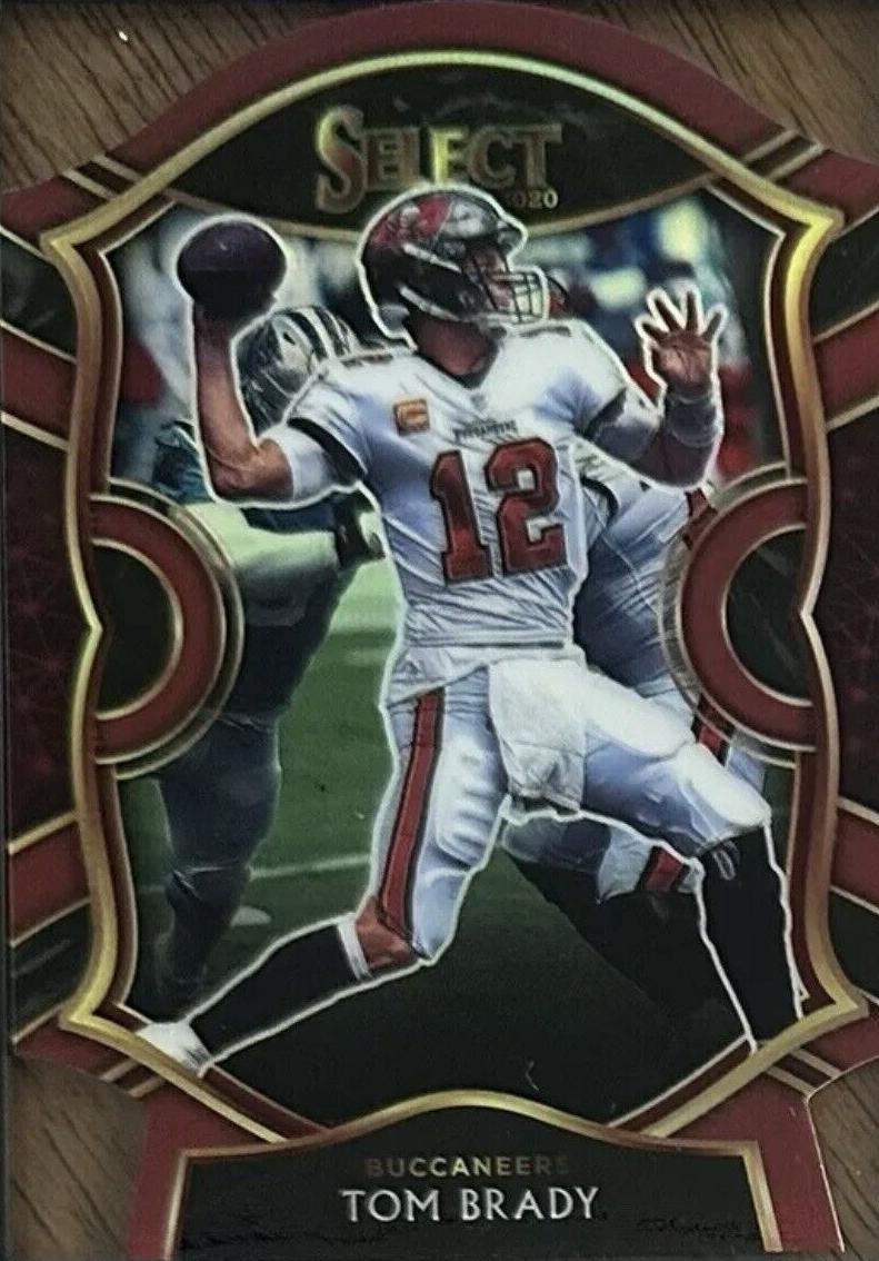 2020 Panini Select Football Die Cut Red Tom Brady #1