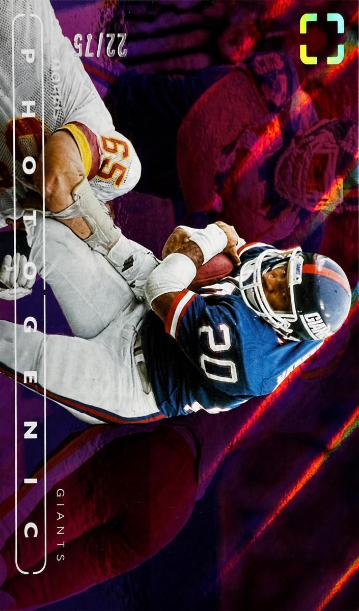 2024 Panini PhotoGenic Football Purple Joe Morris #92