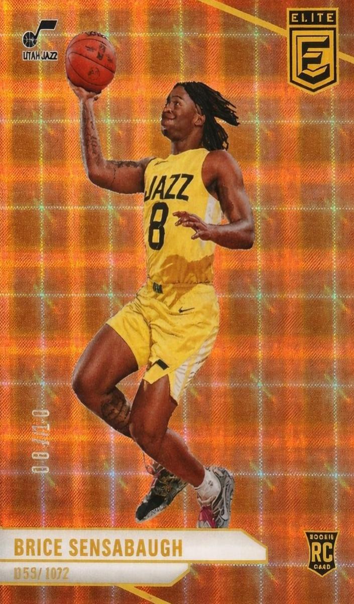 2023 Donruss Elite Basketball Gold Brice Sensabaugh #234 PSA 9
