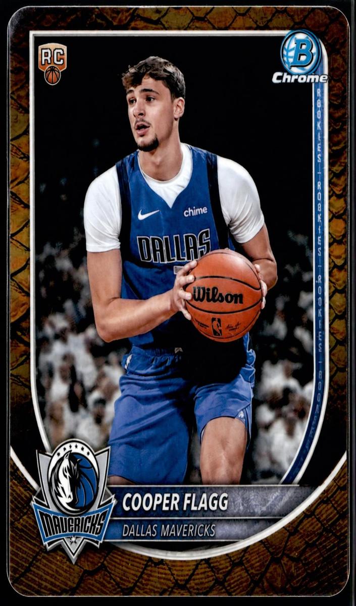 2025 Bowman Basketball Reptilian Refractor Cooper Flagg #BCV-1 RAW Ungraded
