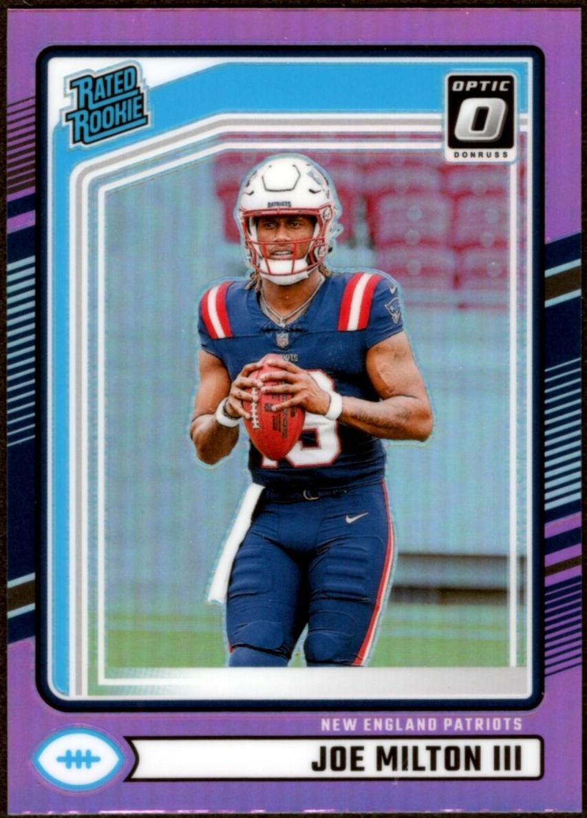 2024 Panini Donruss Football Pink Joe Milton III #319 PSA 10