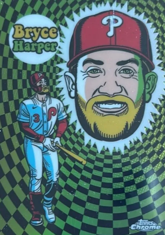2023 Topps Chrome Baseball Bryce Harper #UV-2 SGC 9.5