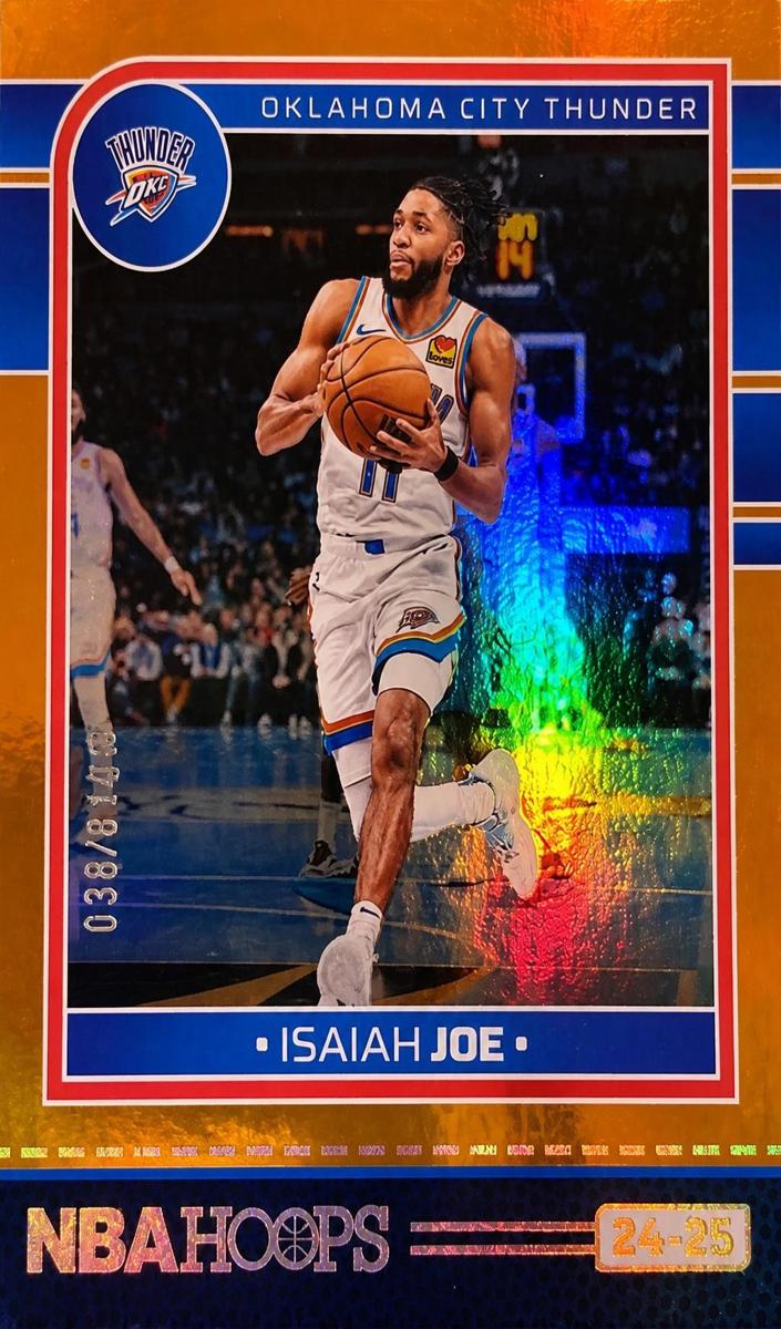 2024 Panini Hoops Basketball Orange Isaiah Joe #19