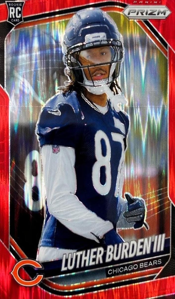 2025 Panini Prizm Football Red Flash Luther Burden III #331
