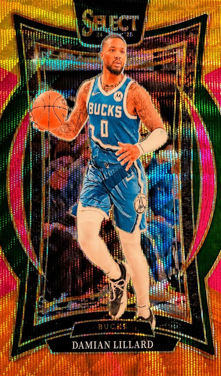 2024 Panini Select Basketball Multi Wave Damian Lillard #55