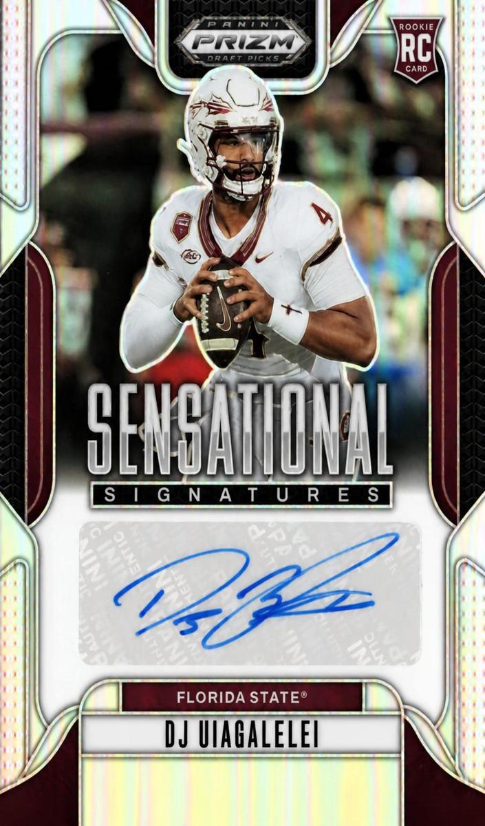 2025 Panini Prizm Draft Picks Football Silver DJ Uiagalelei #DPA-DJU