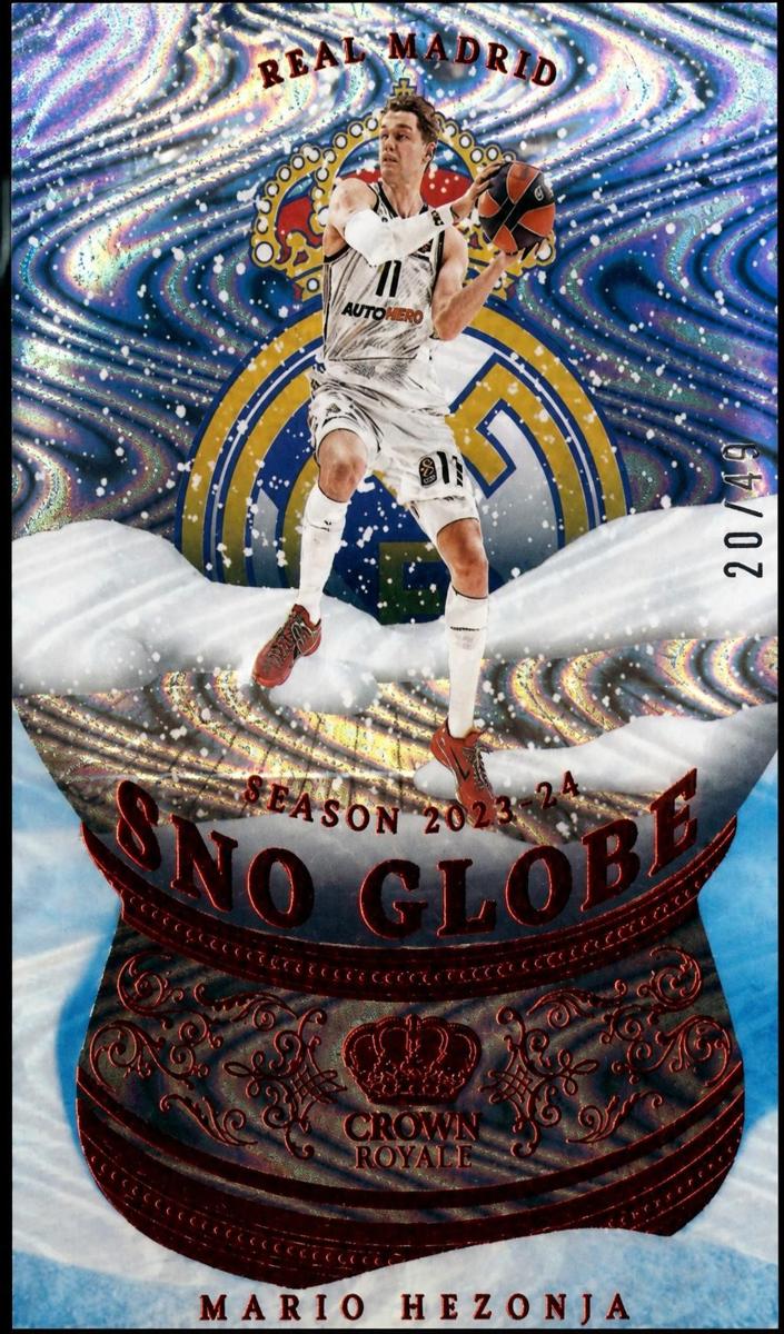 2023 Panini Crown Royale Turkish Airlines EuroLeague Basketball Red Mario Hezonja #25