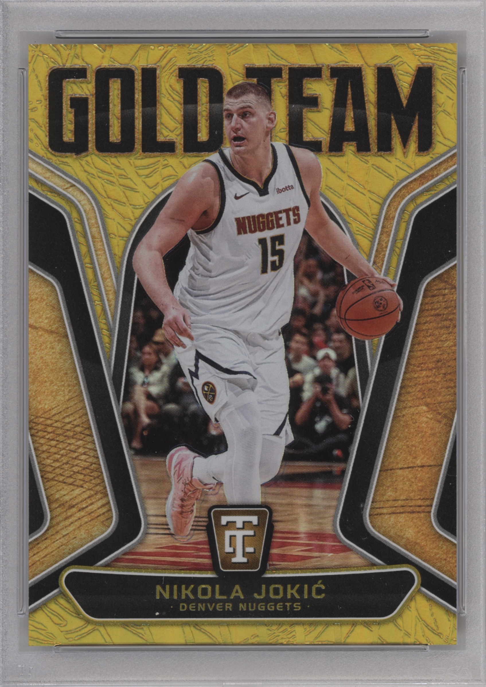 2024 Panini Totally Certified Basketball Mirror Platinum Gold Nikola Jokic #5