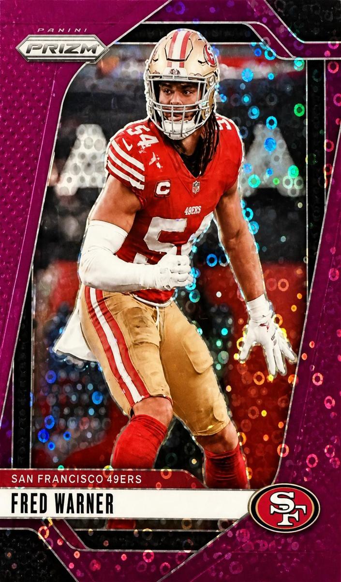 2024 Panini Prizm Football No Huddle Purple Fred Warner #255