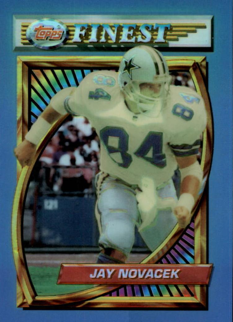 1994 Topps Finest Football Jay Novacek #107 PSA 9