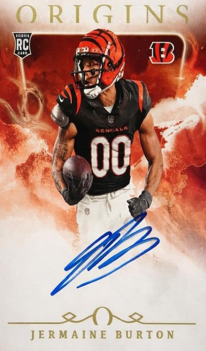 2024 Panini Origins Football Jermaine Burton #RAU-JBU