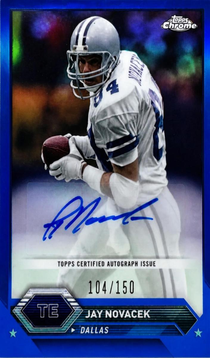 2023 Topps Composite Football Blue Refractor Jay Novacek #TCA-JN