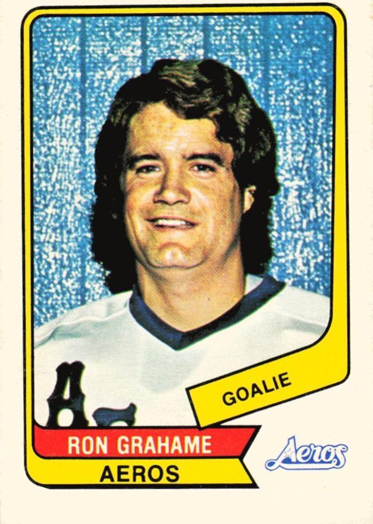 1976 O-Pee-Chee WHA Hockey Ron Grahame #107
