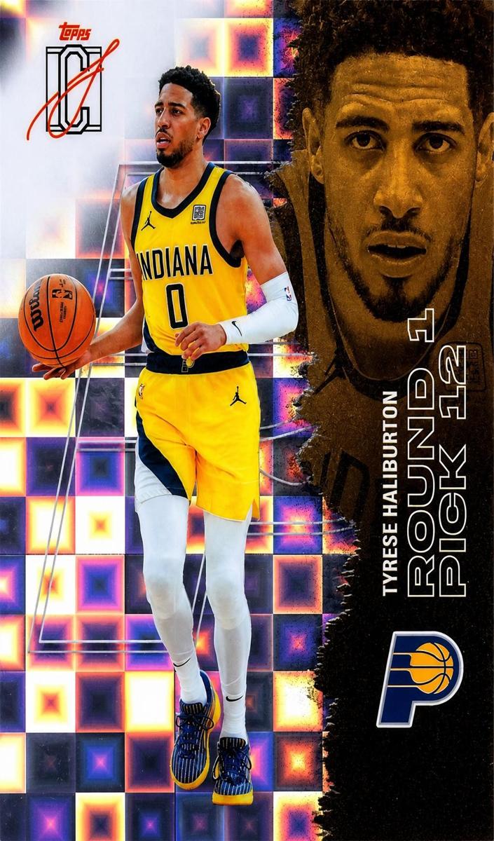 2025 Topps Signature Class Basketball Pandora Refractor Tyrese Haliburton #71