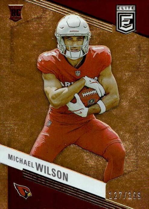 2023 Donruss Elite Football Orange Michael Wilson #170